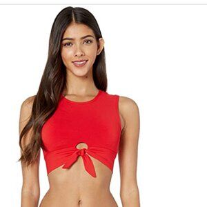 Robin Piccone Ava Tank Swim Top Red Size L 5873